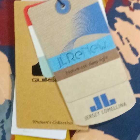 Quiksilver Tie Front One Piece Swimsuit Dark Denim Large NWT - Picture 8 of 13